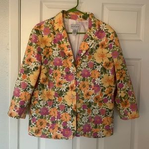 Beautiful Spring Floral Blazer